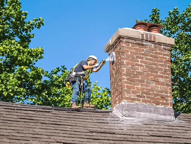 Windsor Locks Chimney Sweep performing an inspection with advanced tools in Windsor Locks, CT