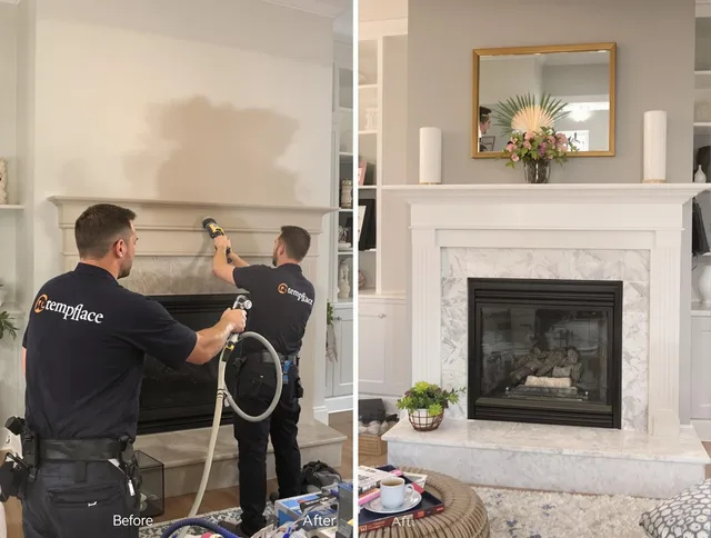 Professional soot removal by Windsor Locks Chimney Sweep team in Windsor Locks, CT